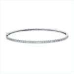 Armreif Weißgold 18kt 0,86 Diamantschmuck mit 42 Diamanten - 6B348