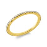 Memoire Gelbgold 18kt 0,22 Diamantringe mit 55 Diamanten - 1IL12