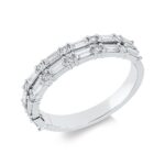 Baguette Weißgold 18kt 0,67 Diamantringe mit 26 Diamanten - 1IL22