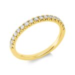 Memoire Gelbgold 18kt 0,28 Diamantringe mit 17 Diamanten - 1IN18