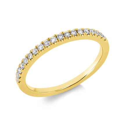 Memoire Gelbgold 18kt 0,20 Diamantringe mit 19 Diamanten - 1IN23