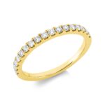 Memoire Gelbgold 18kt 0,36 Diamantringe mit 17 Diamanten - 1IN25