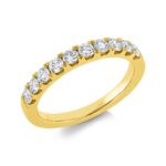 Memoire Gelbgold 18kt 0,65 Diamantringe mit 10 Diamanten - 1IN33