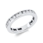 Memoire Weißgold 18kt 1,01 Diamantringe mit 27 Diamanten - 1IN86