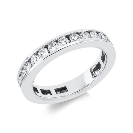 Memoire Weißgold 18kt 1,01 Diamantringe mit 27 Diamanten - 1IN86