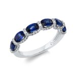 Farbstein Weißgold 18kt 0,32 Diamantringe Farbstein 1,52 ct - 1IP26