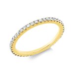 Memoire Gelbgold 18kt 0,47 Diamantringe mit 39 Diamanten - 1T449