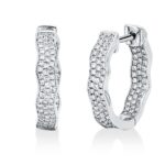 Creolen Weißgold 18kt 0,53 Diamantschmuck mit 198 Diamanten - 2U512