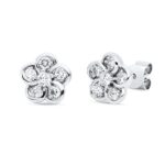 Ohrstecker Weißgold 18kt 0,47 Diamantschmuck mit 12 Diamanten - 2W360