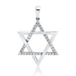 Anhänger Weißgold 18kt 0,36 Diamantschmuck mit 33 Diamanten - 3H953