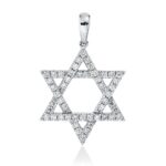 Anhänger Weißgold 18kt 0,42 Diamantschmuck mit 49 Diamanten - 3I235