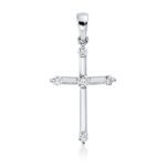 Anhänger Weißgold 18kt 0,17 Diamantschmuck mit 5 Diamanten - 3I238