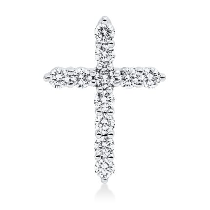 Anhänger Weißgold 18kt 0,48 Diamantschmuck mit 11 Diamanten - 3I280