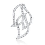 Anhänger Weißgold 18kt 0,83 Diamantschmuck mit 70 Diamanten - 3I305