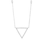 Collier Weißgold 18kt 0,25 Diamantschmuck mit 58 Diamanten - 4P322