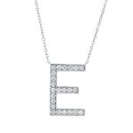 Collier Weißgold 18kt 0,43 Diamantschmuck mit 23 Diamanten - 4P332