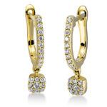 Ohrschmuck Gelbgold 18kt 0,22 Diamantschmuck mit 40 Diamanten - 2N789