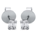 Ohrstecker Weißgold 18kt 0,21 Diamantschmuck mit 18 Diamanten - 2O508