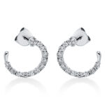 Ohrstecker Weißgold 18kt 0,79 Diamantschmuck mit 24 Diamanten - 2O982