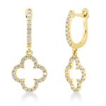 Creolen Gelbgold 18kt 0,42 Diamantschmuck mit 66 Diamanten - 2R521