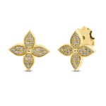 Ohrstecker Gelbgold 18kt 0,15 Diamantschmuck mit 48 Diamanten - 2S401