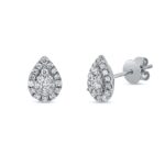 Ohrstecker Weißgold 18kt 0,46 Diamantschmuck mit 46 Diamanten - 2W315