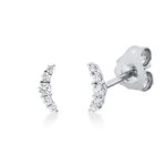 Ohrstecker Weißgold 18kt 0,09 Diamantschmuck mit 10 Diamanten - 2W549
