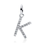 Anhänger Weißgold 18kt 0,04 Diamantschmuck mit 20 Diamanten - 3D719