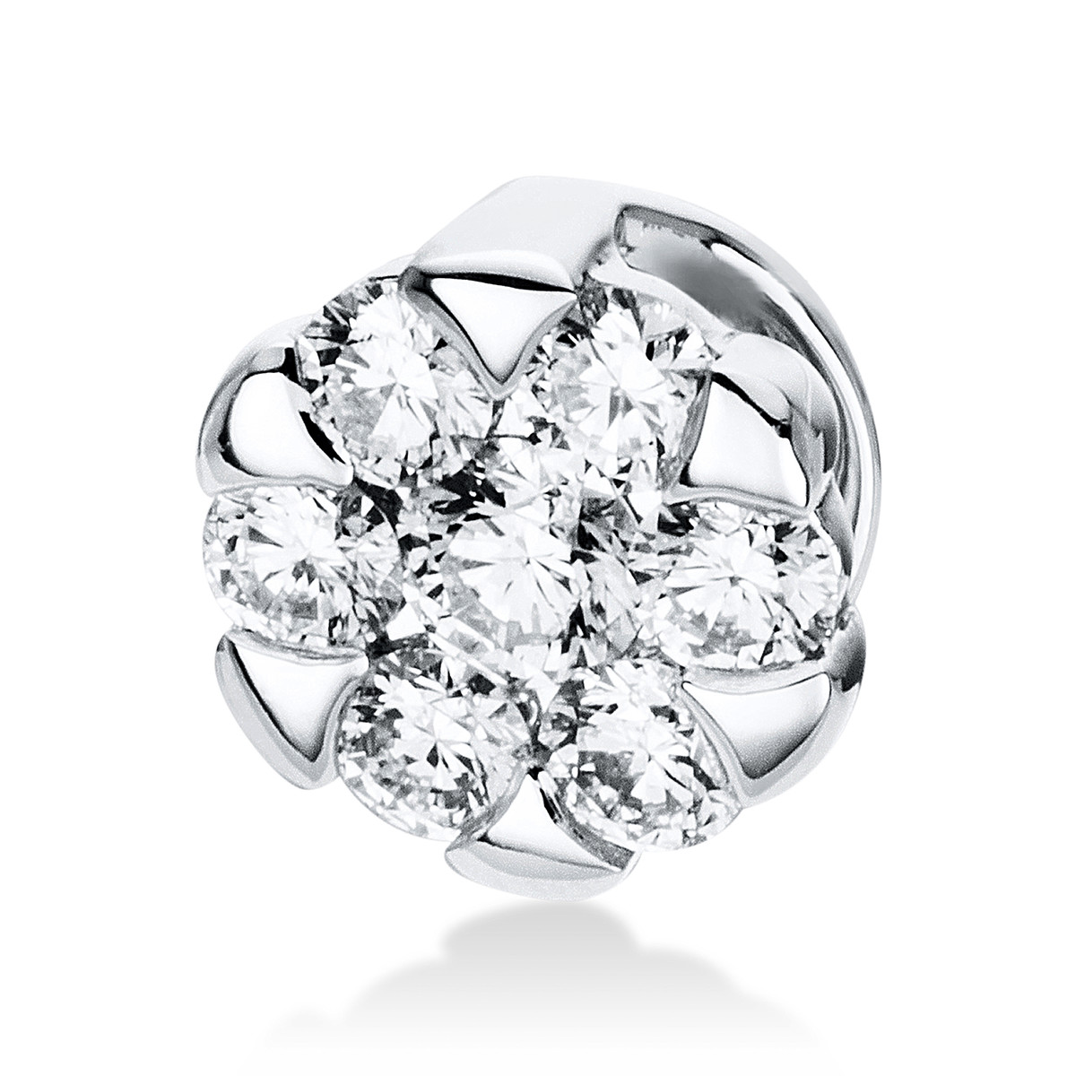 3D857W Anhänger Weißgold 18kt 0,29 Diamantschmuck mit 7 Diamanten - 3D857 – Bild 1