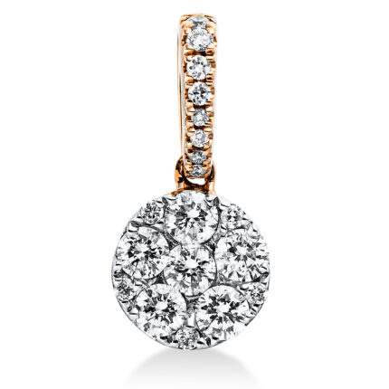 Anhänger Rosegold 18kt 0,29 Diamantschmuck mit 19 Diamanten - 3F150