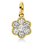 Anhänger Gelbgold 18kt 0,26 Diamantschmuck mit 7 Diamanten - 3G226