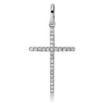 Anhänger Weißgold 18kt 0,06 Diamantschmuck mit 27 Diamanten - 3G481