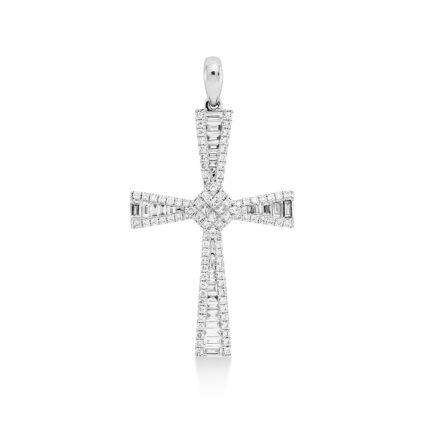 Anhänger Weißgold 18kt 0,88 Diamantschmuck mit 119 Diamanten - 3H518