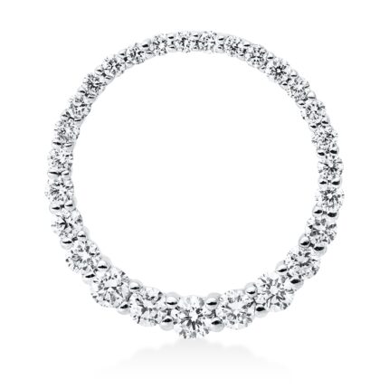 Anhänger Weißgold 18kt 0,28 Diamantschmuck mit 27 Diamanten - 3I011