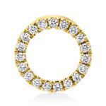 Anhänger Gelbgold 18kt 0,08 Diamantschmuck mit 19 Diamanten - 3I015