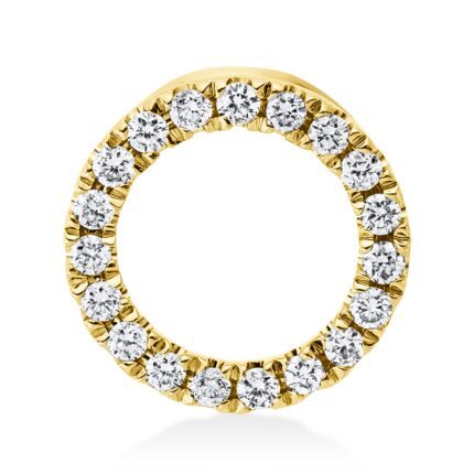 Anhänger Gelbgold 18kt 0,08 Diamantschmuck mit 19 Diamanten - 3I015