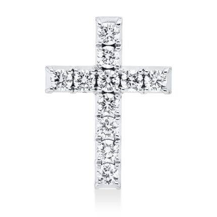 Anhänger Weißgold 18kt 0,41 Diamantschmuck mit 11 Diamanten - 3I240