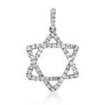 Anhänger Weißgold 18kt 0,40 Diamantschmuck mit 59 Diamanten - 3I241