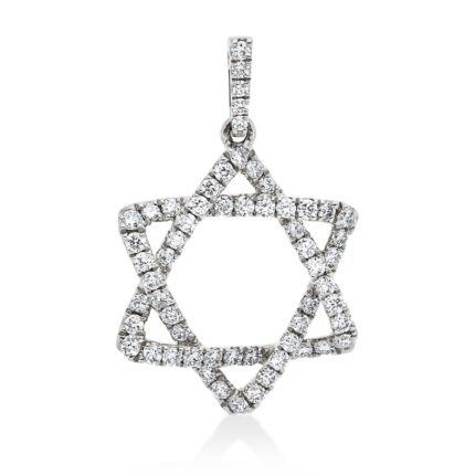 Anhänger Weißgold 18kt 0,40 Diamantschmuck mit 59 Diamanten - 3I241