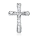 Anhänger Weißgold 18kt 0,73 Diamantschmuck mit 103 Diamanten - 3I288