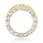 Anhänger Gelbgold 18kt 0,53 Diamantschmuck mit 17 Diamanten - 3I401