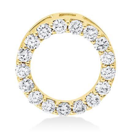 Anhänger Gelbgold 18kt 0,53 Diamantschmuck mit 17 Diamanten - 3I401