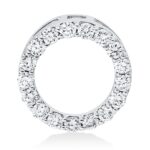 Anhänger Weißgold 18kt 0,54 Diamantschmuck mit 17 Diamanten - 3I401