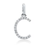 Anhänger Weißgold 18kt 0,04 Diamantschmuck mit 18 Diamanten - 3I404