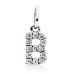 Anhänger Weißgold 18kt 0,06 Diamantschmuck mit 13 Diamanten - 3I410