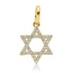 Anhänger Gelbgold 18kt 0,10 Diamantschmuck mit 48 Diamanten - 3I413