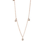 Collier Rosegold 18kt 0,34 Diamantschmuck mit 35 Diamanten - 4I268