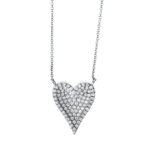 Collier Weißgold 18kt 0,53 Diamantschmuck mit 89 Diamanten - 4I287