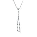 Collier Weißgold 18kt 0,13 Diamantschmuck mit 52 Diamanten - 4O305