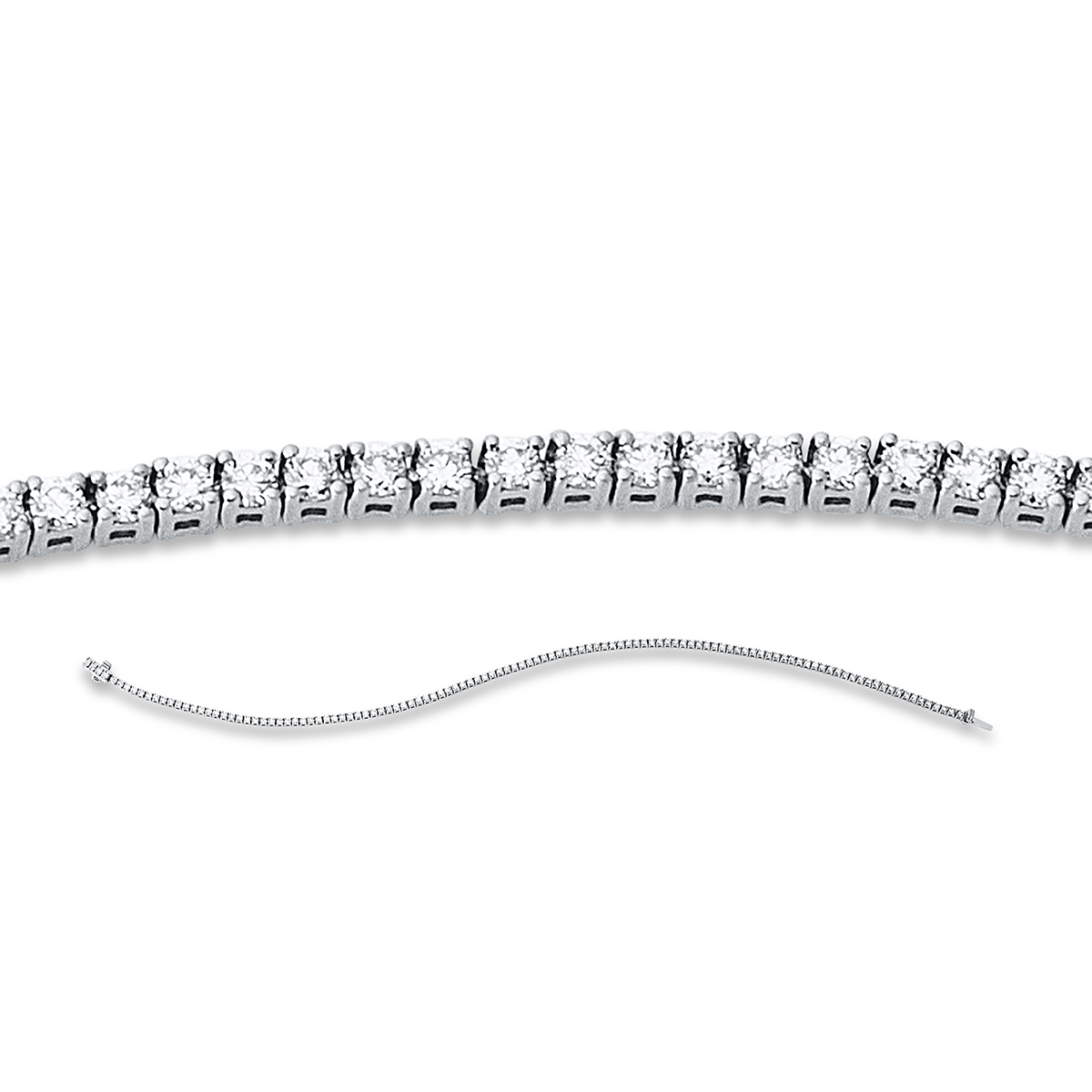 5C639W Armband Weißgold 18kt 1,00 Diamantschmuck mit 116 Diamanten - 5C639 – Bild 1